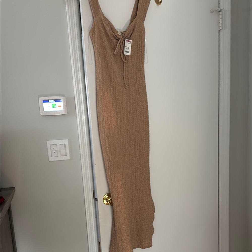Jessica Simpson Tan Maxi Dress